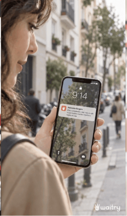 Campaña de WhatsApp marketing y email vista en el móvil del cliente