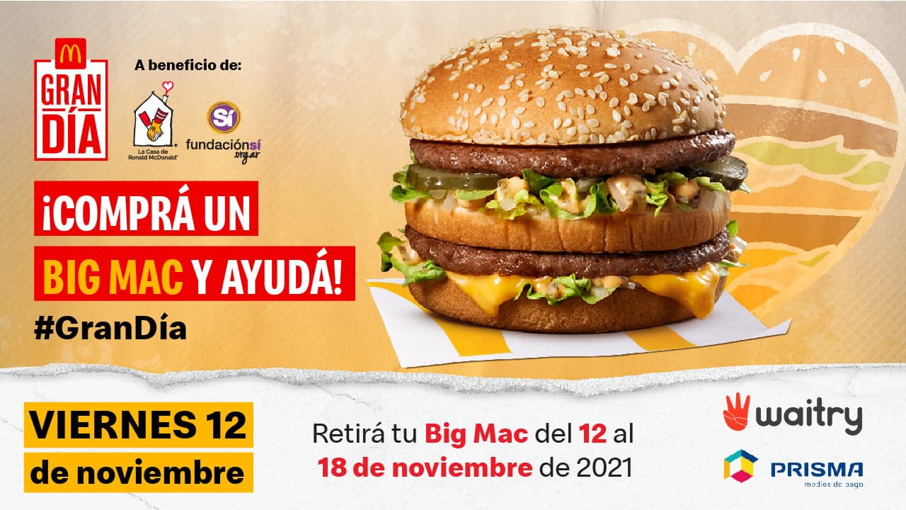 Campaña del Gran Día de McDonald's con Waitry