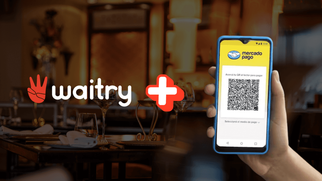Pago con código QR de Mercado Pago en un kiosco de autoservicio